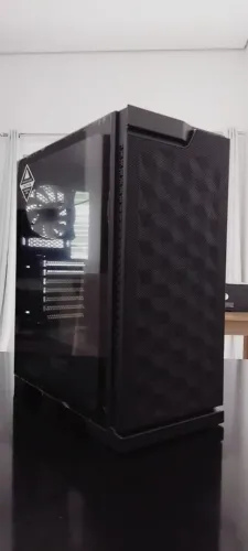 Gabinete Gamer aigo darkflash DK361 4 FANS, vidro temperado. Produto novo, oferta!