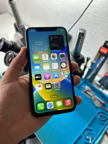 iPhone X- 256GB funcionando tudo 