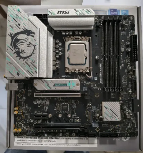 Kit MSi B760M Gaming Plus WiFi + Intel Core i5 12600kf