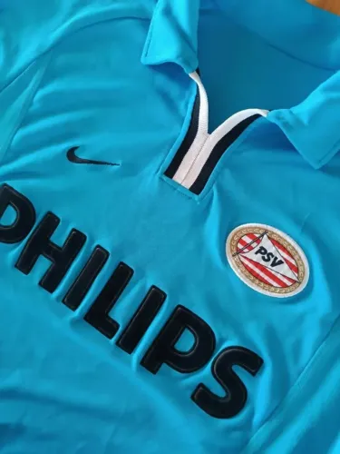reliquia camisa original 2001 2002 psv eindhoven holanda azul nike tamanho g