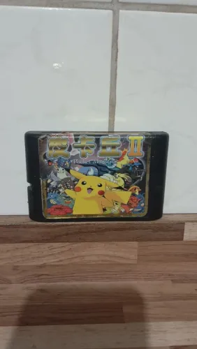 Fita mega drive Pokémon funcionando