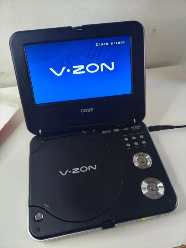 Dvd Portatil Coby V-Zon - Tela 7 Polegadas