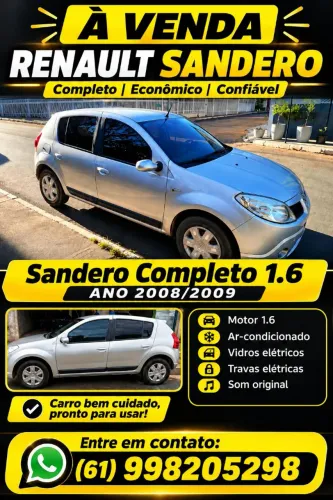 Renault Sandero Privilège Hi-flex 1.6 8V 5P 2009