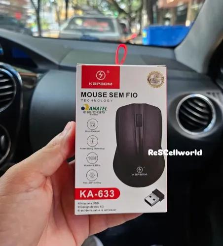 Mouse sem fio.