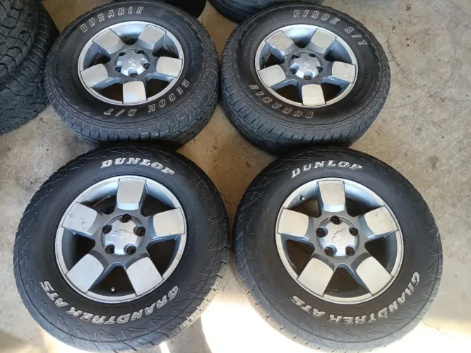 Rodas aro 16 s10 executive+ pneus bons 