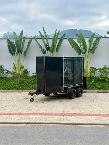 Reboque Vicenci 2 Eixos Carroceria Fechada 2022 Trailer