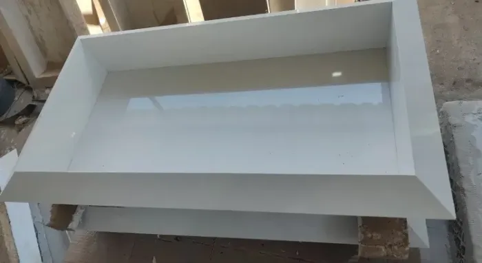 nicho banheiro 40x30 porcelanato borda diamante
