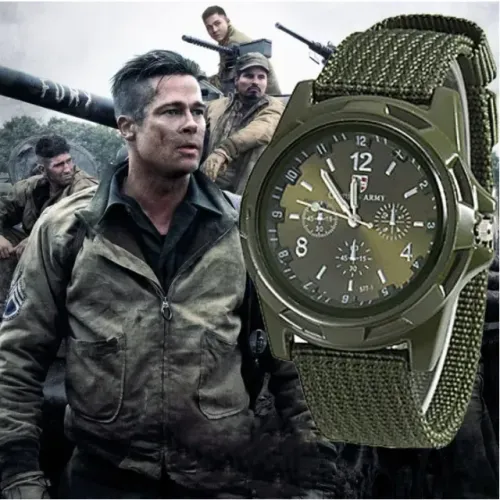 RELÓGIO MASCULINO ARMY VERDE