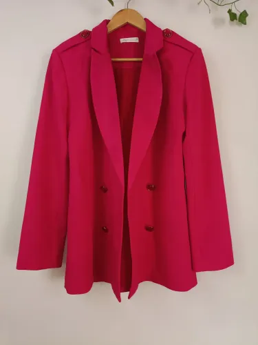 Blazer alfaiataria byNV rosa pink m