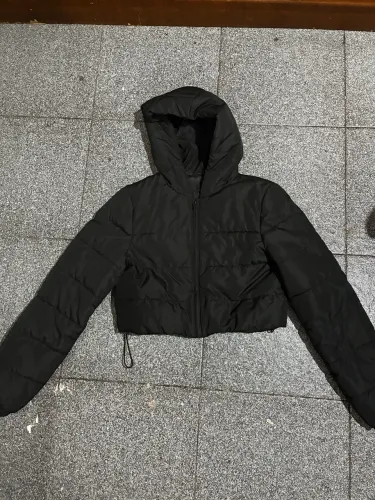 Casaco puffer preto 