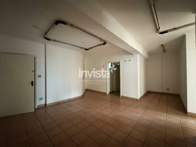 Sala comercial com 80m² para Alugar na Encruzilhada em Santos
