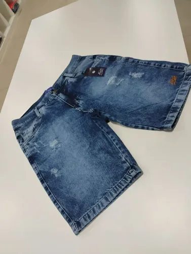 Bermuda jeans masculina 