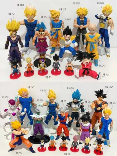 Action figure dragon ball z bonecos novos PREÇOS NA FOTO