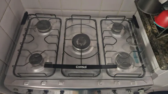vendo fogão consul inox 5 bocas Facille