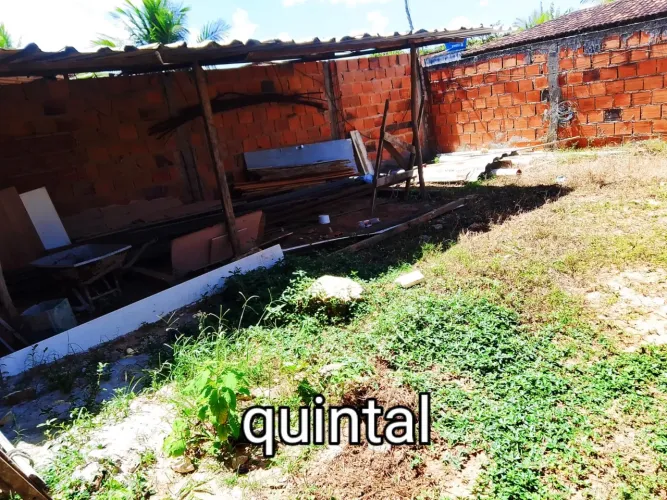 Vendo esse terreno com boa parte da casa construída 
