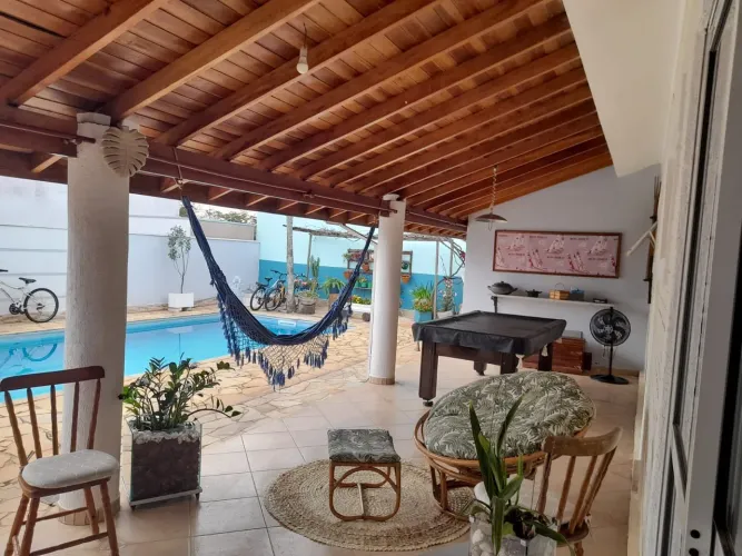 Casa de Luxo em Condomínio para Locação em Estância Árvore da Vida - Sumaré-SP: 4 Quartos,
