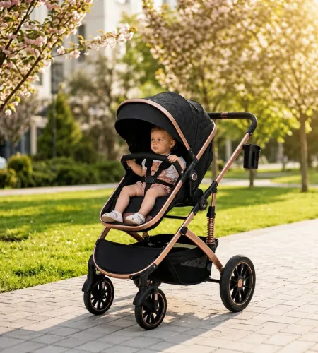 Carrinho de bebê importado modelo 2 em 1 NOVO NÃO ACOMPANHA BEBÊ CONFORTO.