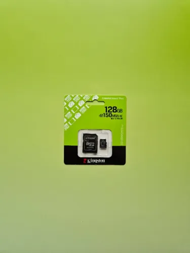 Cartão de Memória Kingston 128GB com Adaptador (Novo - Lacrado)