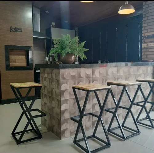 4 banqueta industrial