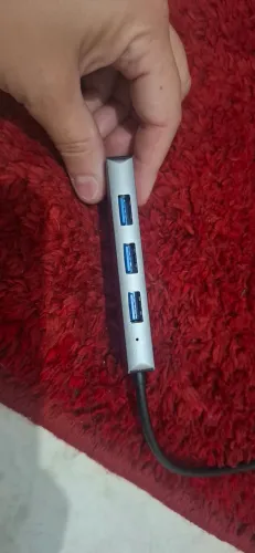 Hub cabo USB 3.0 extensor 4 portas