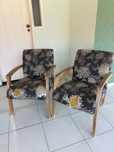 Poltronas para varanda ou compor arrumação em ambientes, o par 