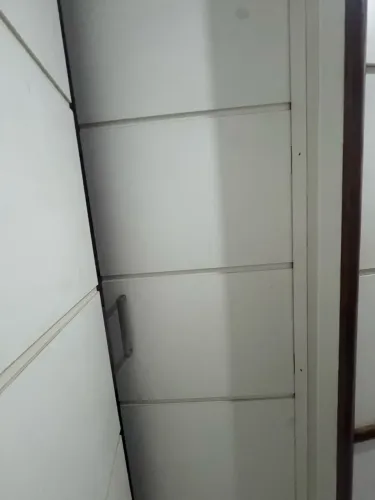 Porta branca com painel Mdf