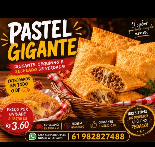 Pastel no atacado 