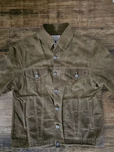 Jaqueta Trucker Lona Encerada M Cutterman Co. 