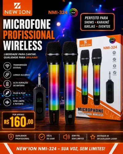 MICROFONE PROFISSIONAL