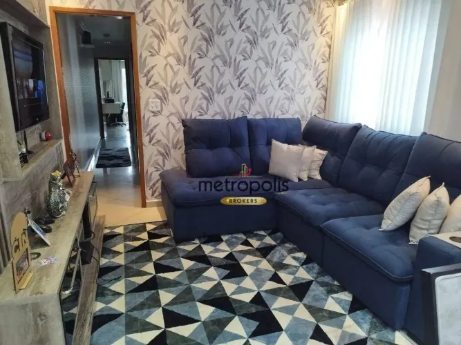 Cobertura com 3 dormitórios à venda, 160 m² por R$ 895.000,00 - Vila Camilópolis - Santo A