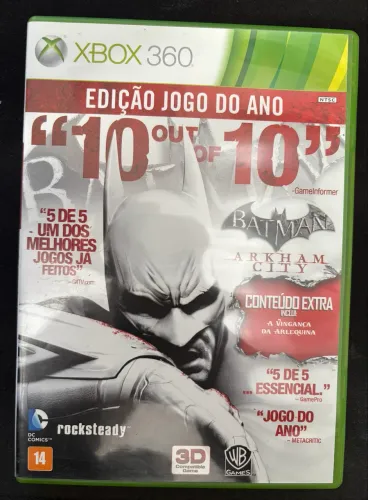 Batman Arkham City - Xbox 360 (edição Jogo do Ano) ORIGINAL