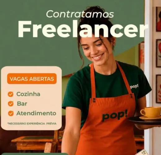 Vaga para trabalhar final de semana