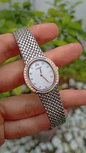Seiko Credor Ouro 18K & Diamantes (1997) ? Luxo em Madrepérola