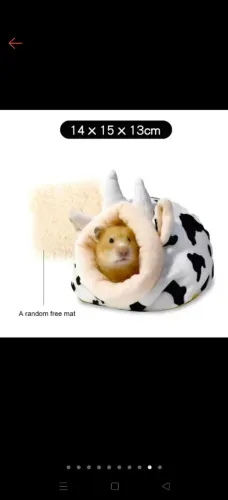 Toca, ninho para hamster