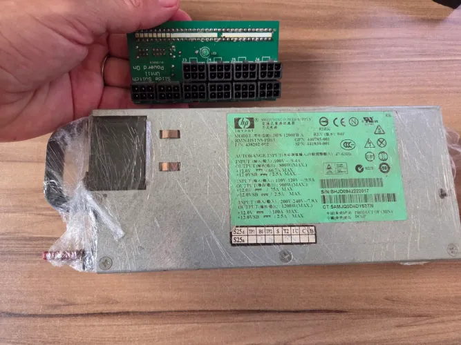Fonte de servidor hp 1200w HSTNS-PD11 + Blackfast + cabos 