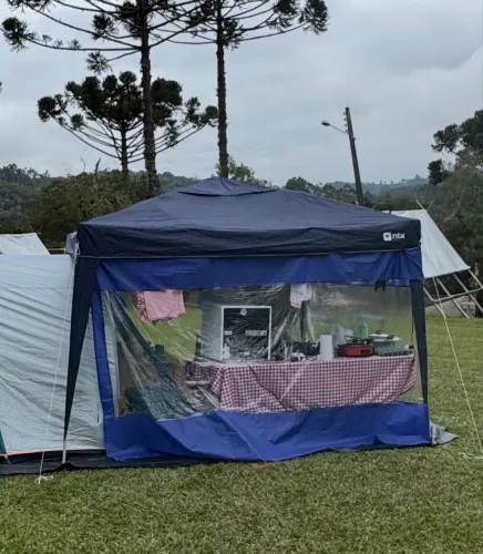 Lona Lateral Para Tenda Gazebo 3x3 Parede Lateral 3x3