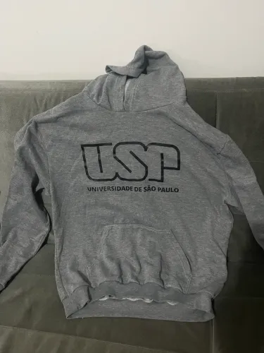 Moletom USP Cinza
