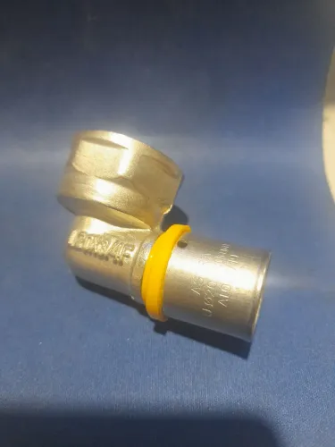 Cotovelo Joelho Fêmea Gás Tubo 20mm Pex 3/4 Conexão Astra