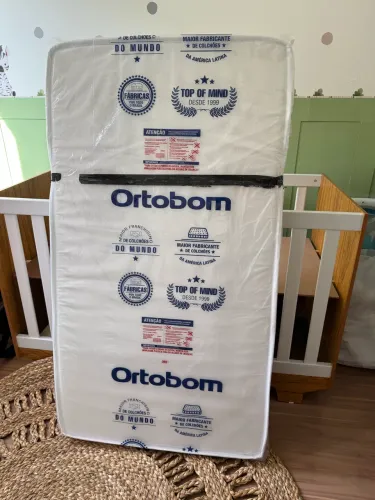 Vendo Colchão Ortobom para berço - Baby Light D18 Selado 