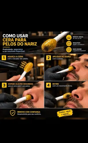 Cera no palito para depilação 