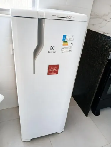 Geladeira Electrolux Degelo Prático RE31 com Controle de Temperatura 240L - Branca - 110V