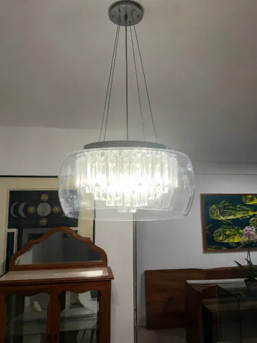 lustre de vidro