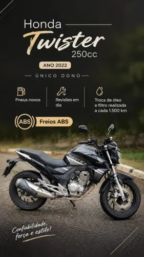 Honda CB Twister/flexone 250cc 2022