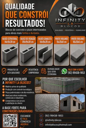 BLOCO ESTRUTURAL, CANALETAS, PAVER