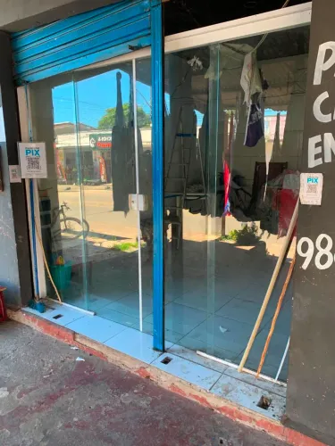 Porta de vidro 4 folhas