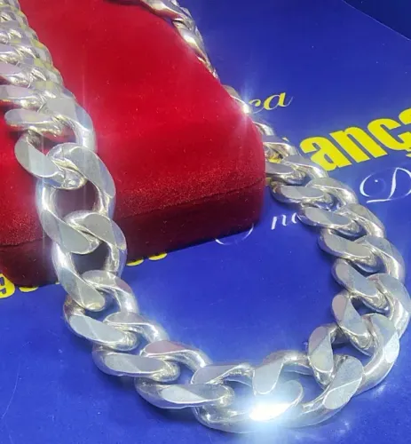 Cordão Prata 925 Peso 186 Gramas 50 Cm 4 mm                                               