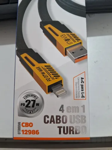 Cabo USB 4 em 1 Turbo Inova CBO 12986