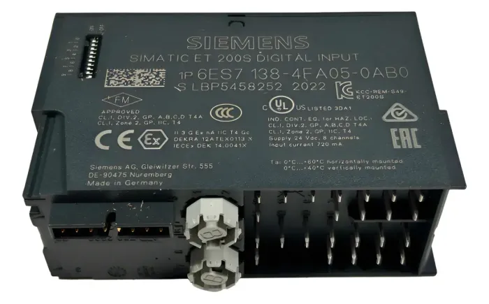 Módulo Elet. 4/8 F-di Profisafe 6es7138-4fa05-0ab0 Siemens