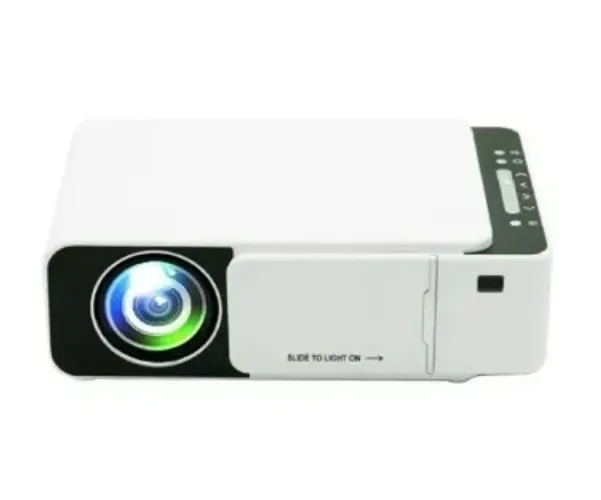 Projetor Mini Hamy T5 Led Espelhamento Celular Wifi 2500 Lúmens Full HD 4K Mini Projetor P