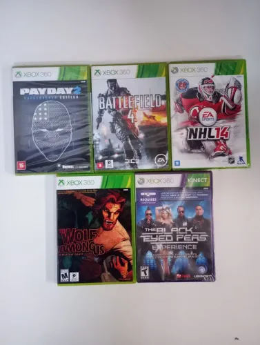 Jogos Xbox 360 originais e lacrados